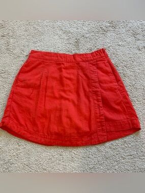 St. John's Bay Red Mini Skirt
